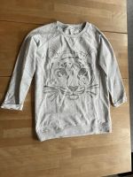 Sweatshirt  3/4 Arm - grau melliert - Tigermotiv - Gr. 176 Bayern - Bad Feilnbach Vorschau