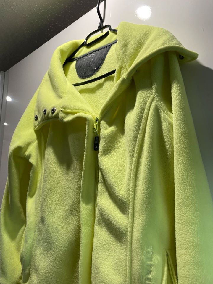 Calvin Klein Fleecejacke gr M 38 neon gelb in Pforzheim