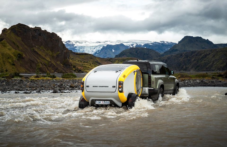 Minkcampers mini-caravan teardrop kleiner Wohnwagen 750kg in Mülheim-Kärlich