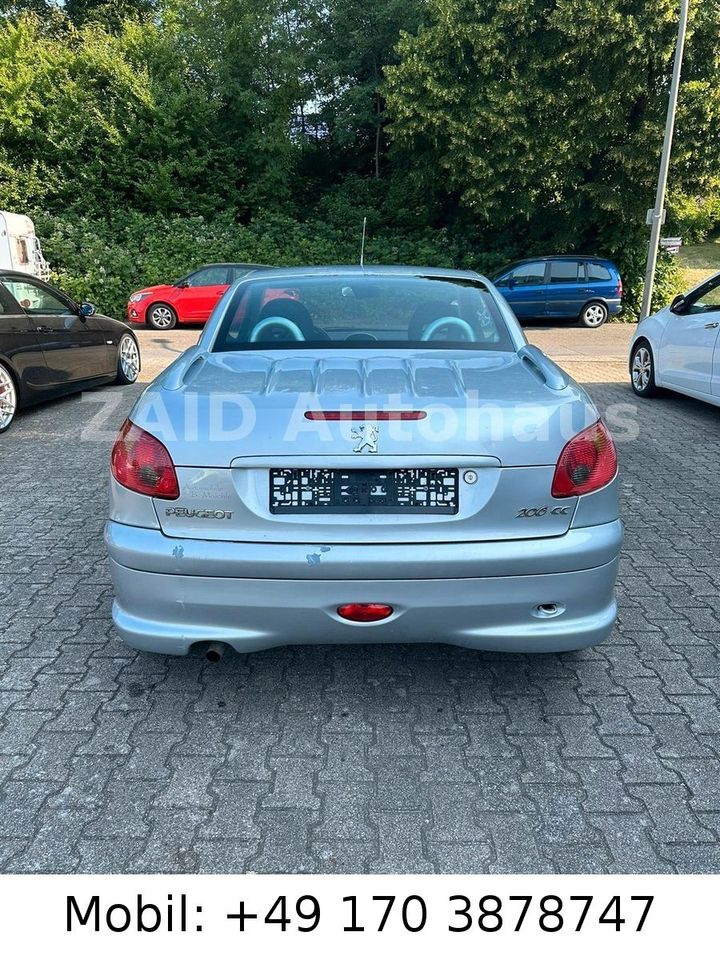 Peugeot 206 Cabriolet CC Quiksilver 1,6L in Wiesloch