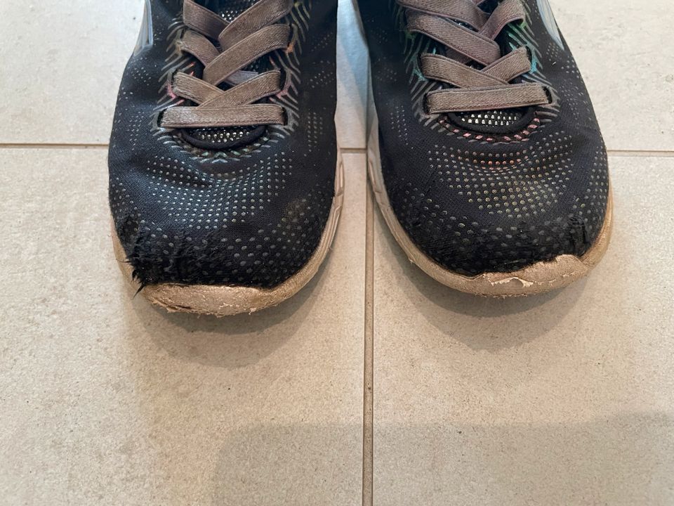 Skechers Schuhe Mädchen Größe 34 Klett Glitzer in Rehburg-Loccum