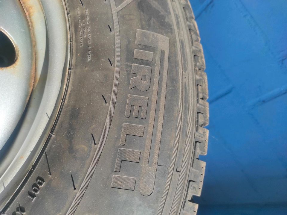 225 / 75 R16C Reifen auf Stahlfelge LK 5 x130 , Räder, Felgen, in Uedem