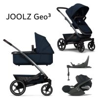 Joolz Geo 3 Mono - 4in1 Kinderwagen-Set - Navy Blue - inkl. Babywanne + Sportsitz + Cybex Cloud T i-Size + Base T + XXL-Zubehörpaket - NEU Hessen - Fulda Vorschau