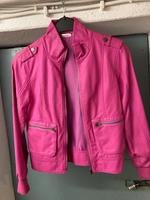 Kunstlederjacke in pink Gr. 152, Logo von Girls Bayern - Bindlach Vorschau