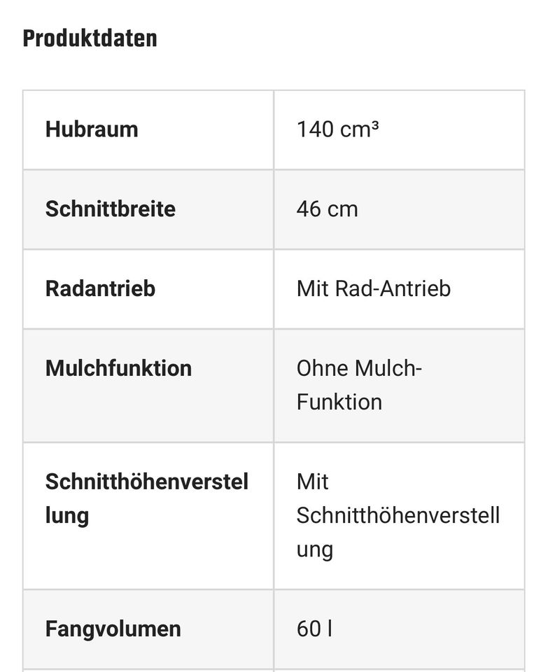 Al-Ko Benzin-Rasenmäher 4.60 SP-S Easy, OBI Düren in Düren