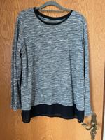 Pullover Shirt grau meliert Bluseneinsatz neu XL Kr. Altötting - Haiming Vorschau