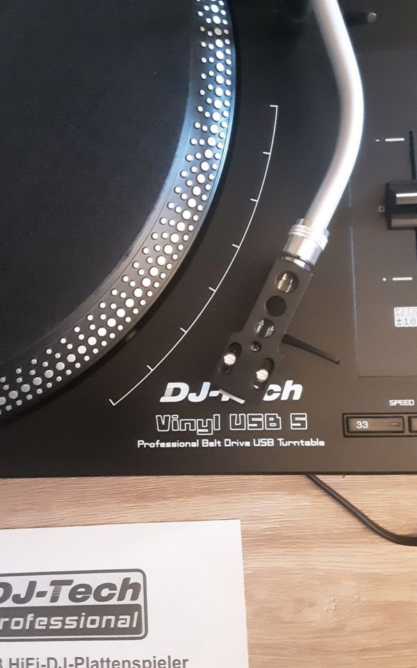 Neuwertiger DJ-Tech USB-Plattenspieler Vinyl USB in Lamspringe