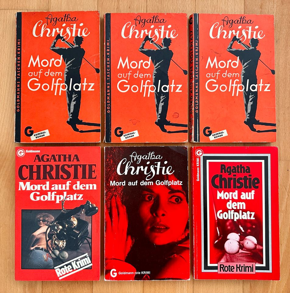 Mord auf dem Golfplatz Agatha Christie Vintage Krimi 50er 60er 70 in Ludwigsburg