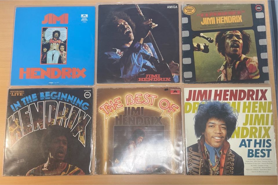 12 LPs Jimi Hendrix Schallplatten Rock Blues in Hohenlockstedt