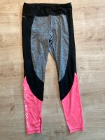 Sporthose Leggins schwarz grau pink Muster Gr. S Tchibo Essential Nordrhein-Westfalen - Paderborn Vorschau