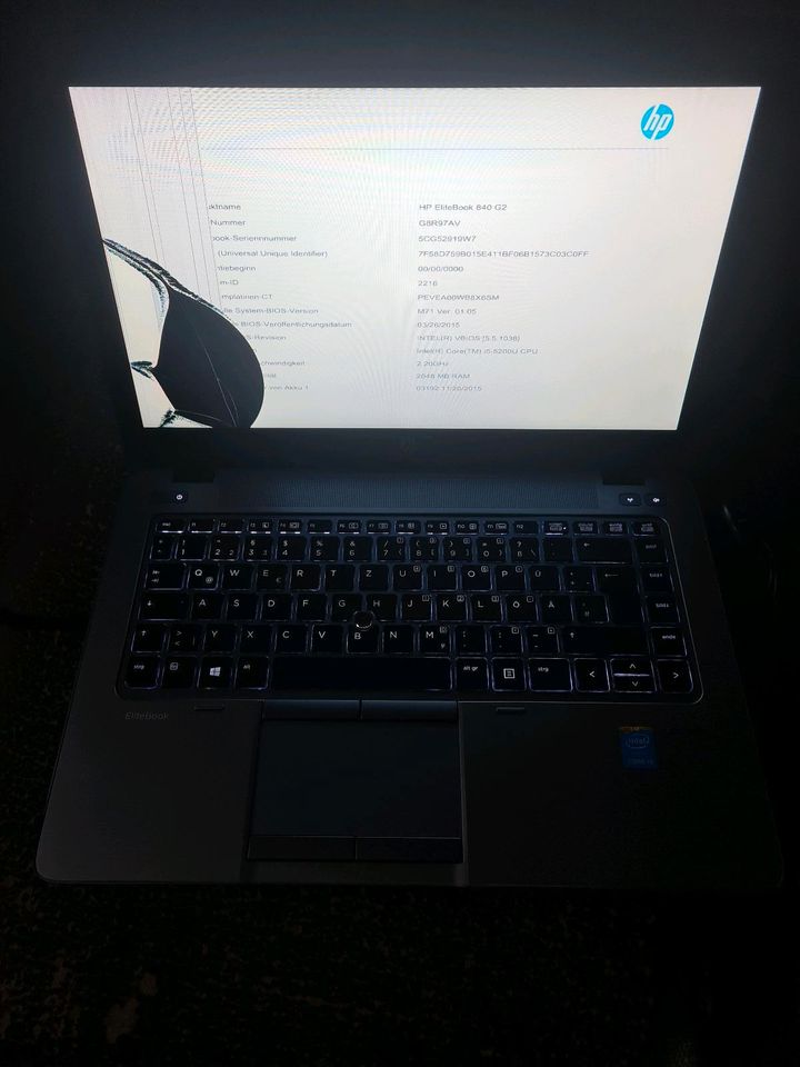 Laptop HP i5-5200U in Solingen