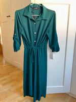 Neu Sommerkleid,, Knopfleiste, Gürtel, Petrol, Sublevel, Gr. 36/S Frankfurt am Main - Bornheim Vorschau