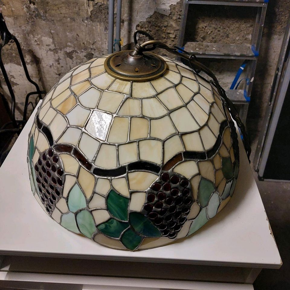 Vintage Glass Lampe in Düsseldorf