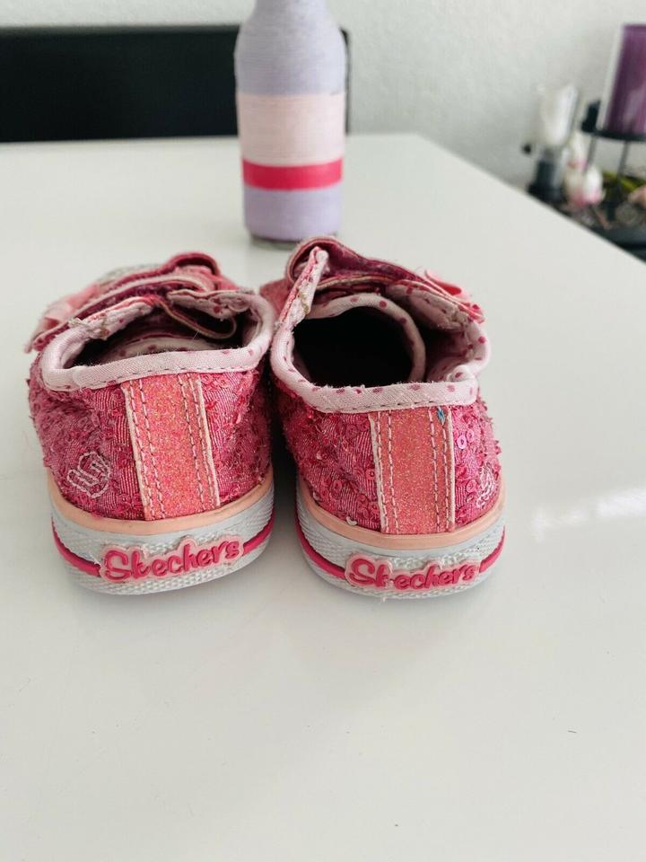 Schuhe v. SKECHERS Sneaker Halbschuhe Gr. 23 rosa pink, blinken in Rheinstetten