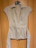 Bluse ZARA Wickeloptik Gr. M 38 streifen Gürtel Wickelbluse Hessen - Reichelsheim (Wetterau) Vorschau