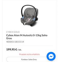 Cybex Babyschale Nordrhein-Westfalen - Soest Vorschau