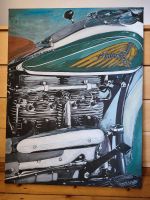 Indian Four Motorrad Acryl Malerei Bild auf Leinwand 110 x 84 cm Pankow - Prenzlauer Berg Vorschau