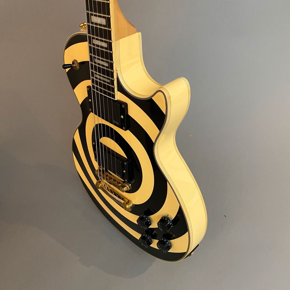 2010 Epiphone Zakk Wylde Les Paul Custom aktiv EMG orig Case in Herne