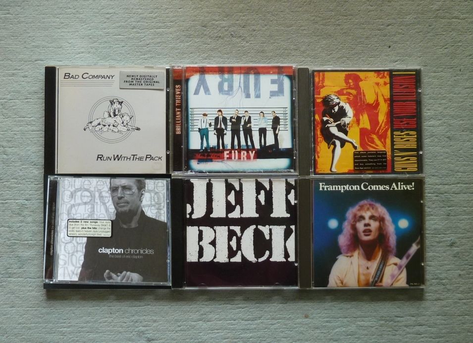 CD Sammlung Peter Frampton, Gus n´Roses, Bad Company, E. Clapton in Obertshausen