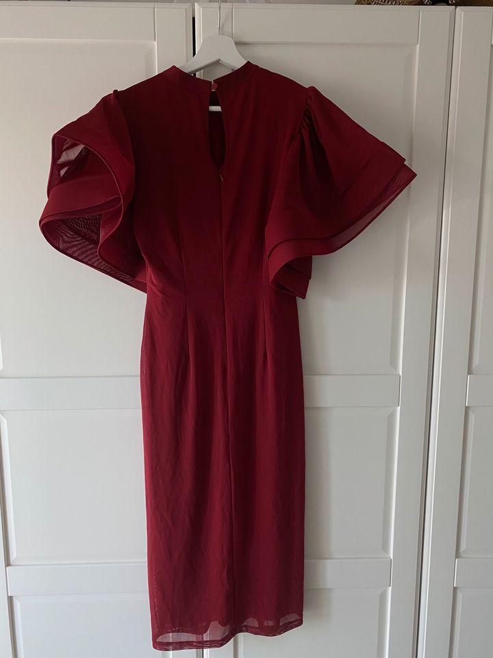 Elegantes Abendkleid Los Angeles Boutiqe Gr. S | M | weinrot in Detmold