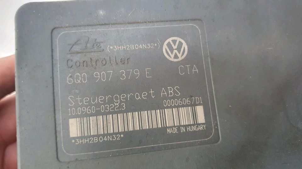 ABS Hydraulikblock Steuergerät VW Audi Seat Skoda 6Q0907379E in Bochum