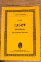 Studienpartitur : Liszt, Missa Choralis Schleswig-Holstein - Flensburg Vorschau