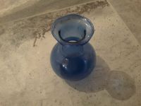 Vase Glas blau mundgeblasen, Unikat, Geschenk Weihnachten München - Maxvorstadt Vorschau