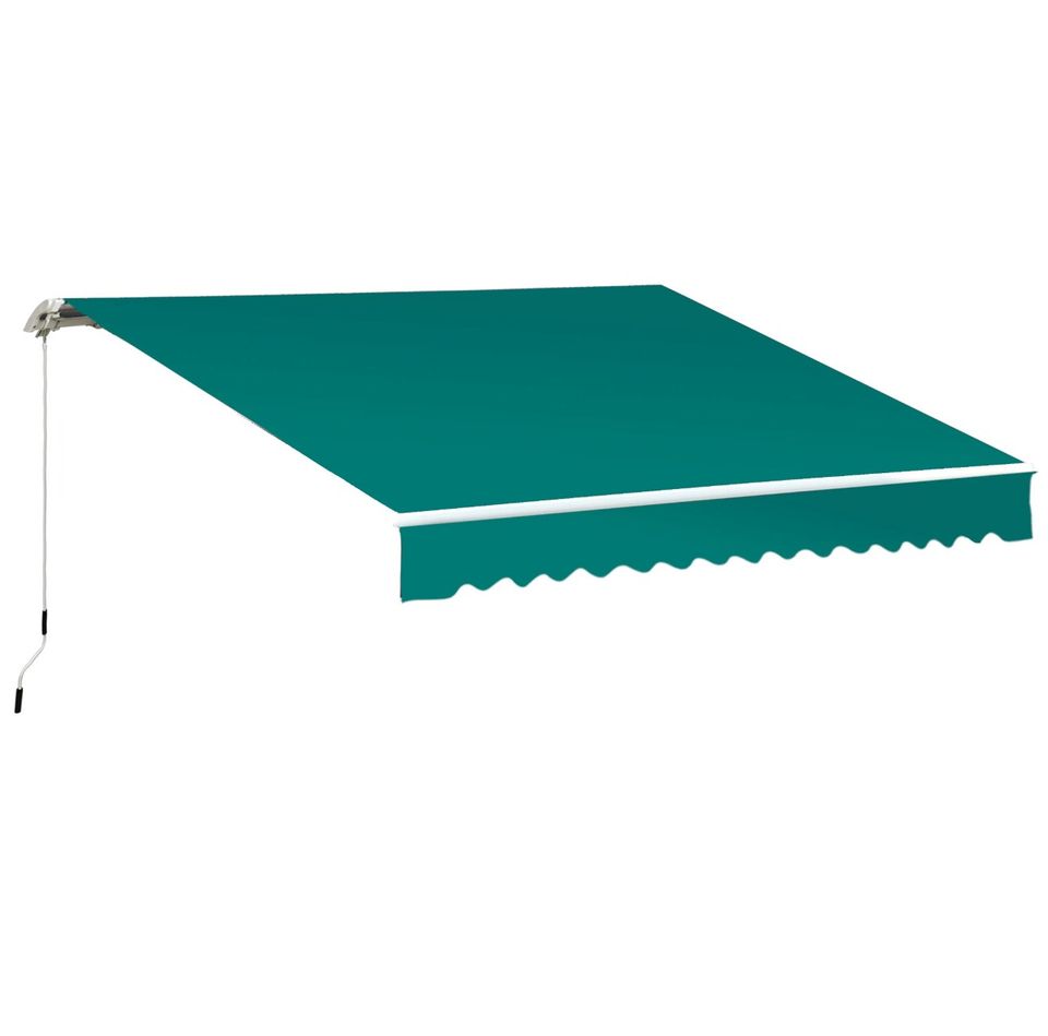 Gelenkarmmarkise Sonnenschutz mit Handkurbel 3,5 x 2,5  in Grün in Kassel