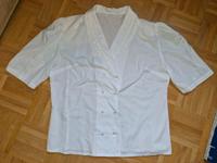 Weiße Damen Bluse mit Schulterpolster Obergiesing-Fasangarten - Obergiesing Vorschau