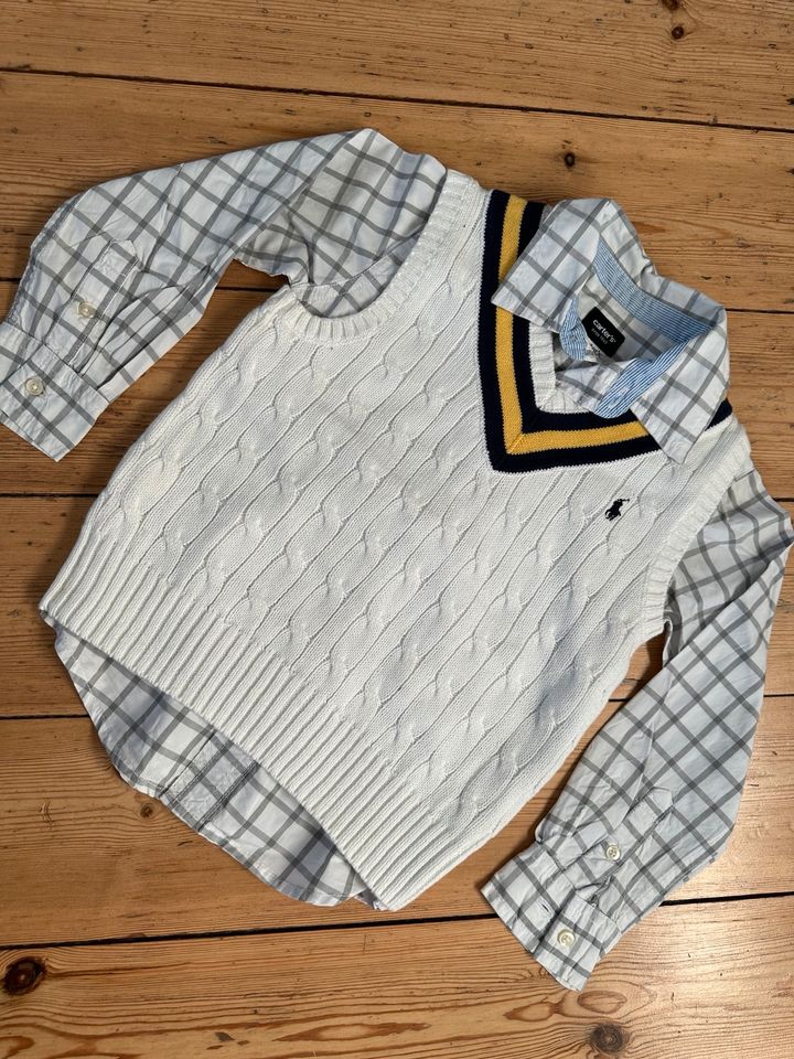 SET Polo Ralph Lauren Pulli & Carter‘s Hemd Gr. 110 - 116 NEU in Braunschweig