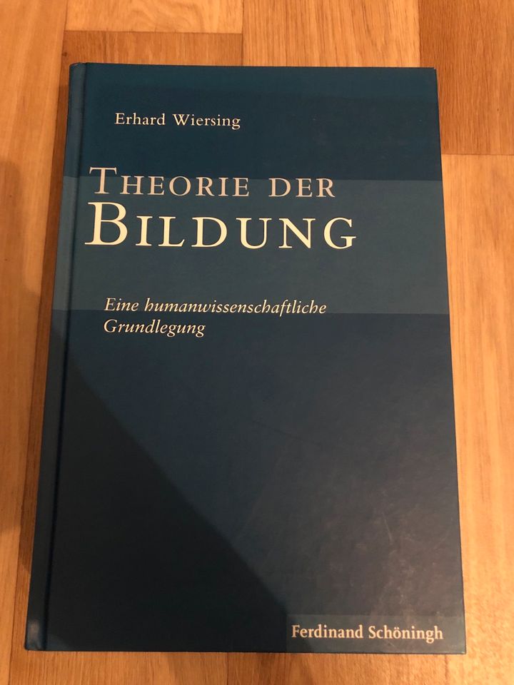 Theorie der Bildung Wiersing Humanwissenschaft Soziologie Lehre in Bonn