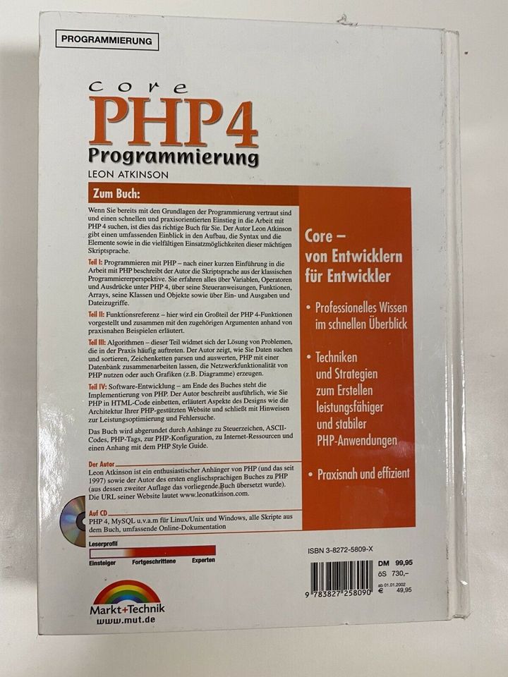 Core PHP4-Programmierung (Sun Microsystems) in Hochdorf-Assenheim