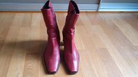 Coole Stiefeletten, Leder, rot, Gr. 39 Berlin - Reinickendorf Vorschau