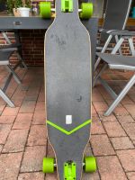 Longboard schwarz/grün Niedersachsen - Tespe Vorschau