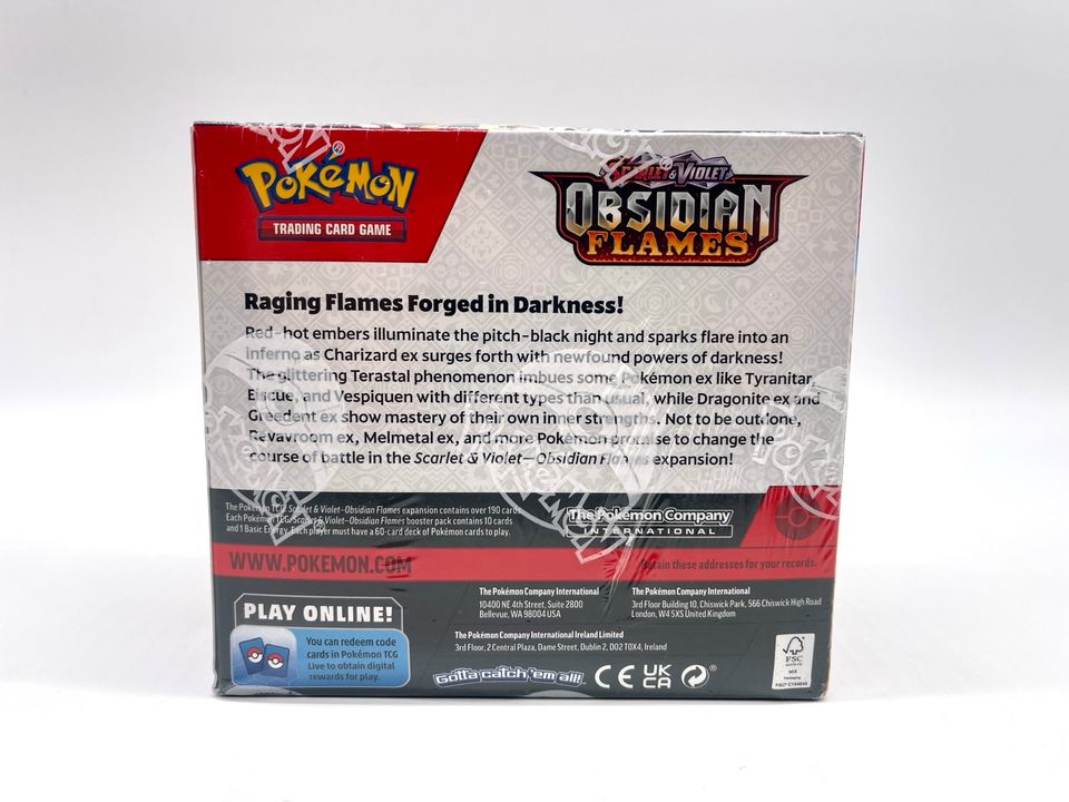 Pokémon Obsidian Flames Display - Scarlet & Violet EN - NEU in Neuburg am Inn