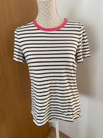 Boden T-Shirt Streifen Breton Gr. 38 UK 10 weiß grün Hessen - Bruchköbel Vorschau