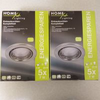 2 X 5 Home Fit Einbauleuchten Set satin GU10 Je mit LED Lampen Bayern - Schönsee Vorschau