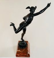 Antike signierte Bronze Figur Skulptur Hermes Bielefeld - Senne Vorschau