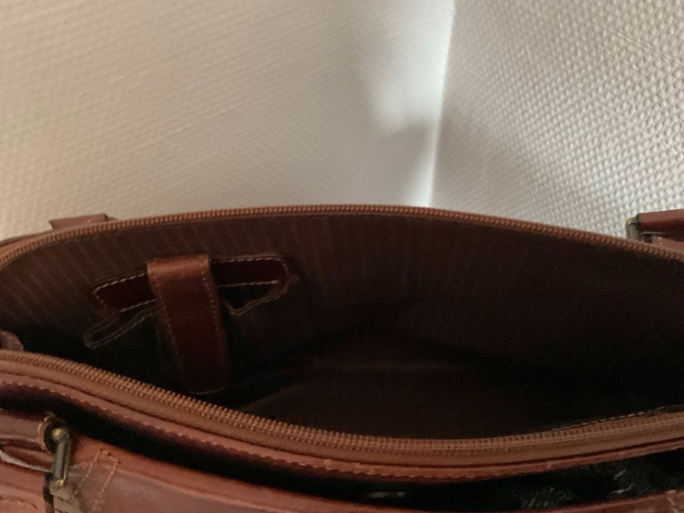 GIUDI Damenhandtasche Leder braun - Made in Itali in Reinbek