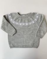 Neuwertiger klassischer Strickpullover Grau 98 Hamburg-Nord - Hamburg Eppendorf Vorschau