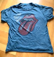 T Shirt Amplified Rolling Stones Nieten Strass L M 38 40 grau Bayern - Regensburg Vorschau