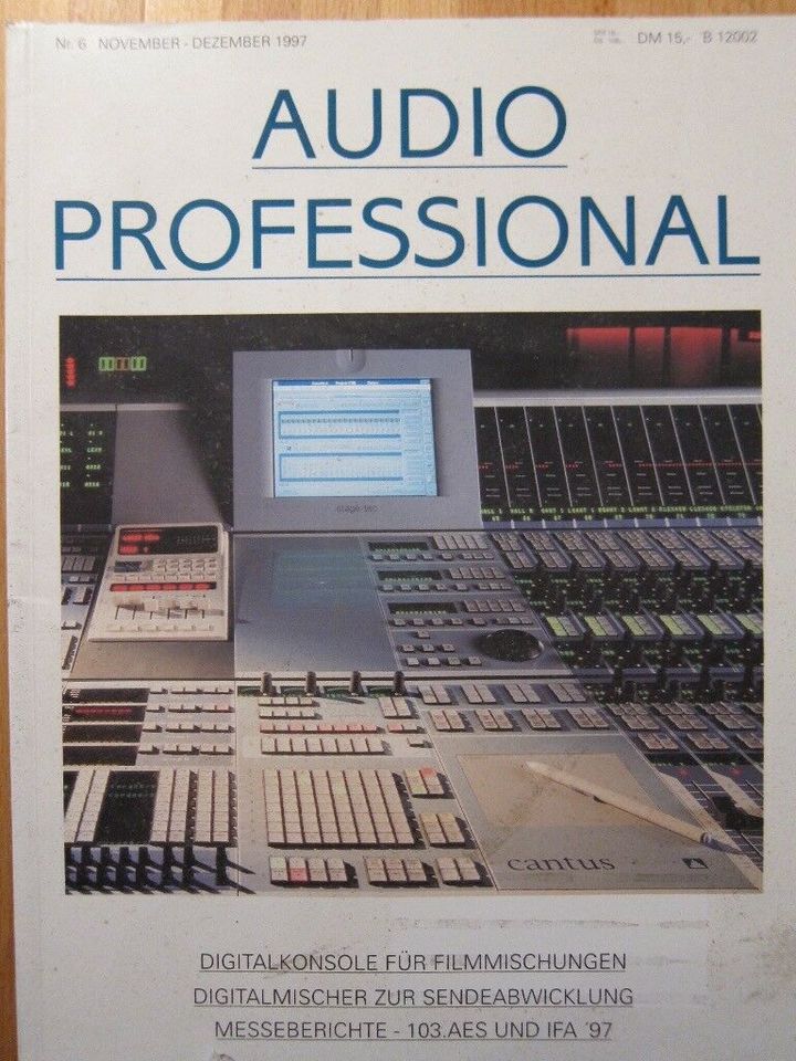 Audio Professional - Tontechnik - Zeitschrift in Dießen