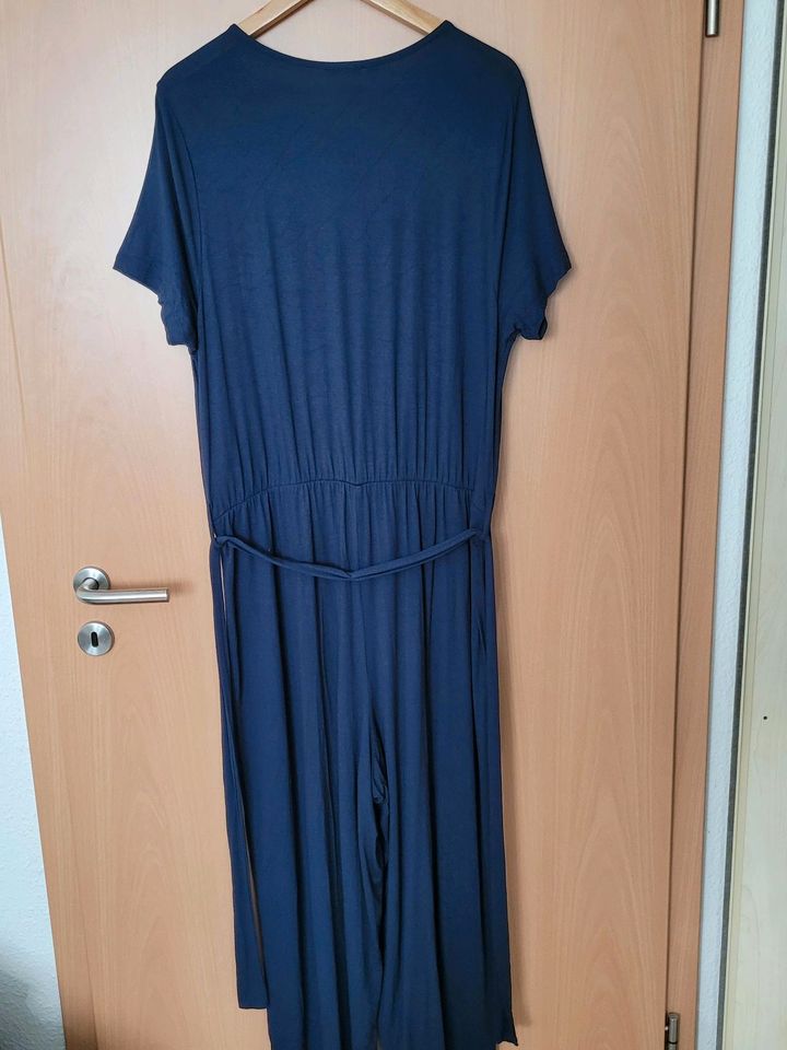 Jumpsuit Bonprix, Gr 44/ 46 blau, Viskose in Remchingen