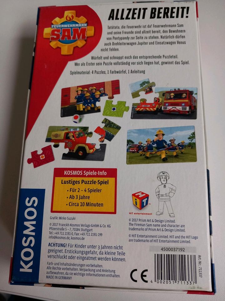 Puzzlespiel Feuerwehrmann Sam ab 3 Jahren in Halle