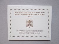 2€ Sondermünze Vatikan 2017, Petrus u. Paulus Schleswig-Holstein - Neumünster Vorschau