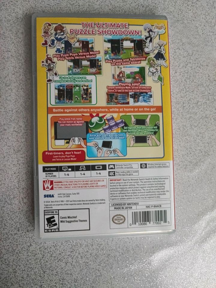 Nintendo switch tetris inkl versand in Vaterstetten