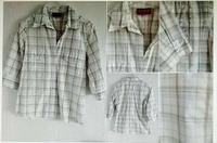 karierte Bluse, H&M, Größe 38, H und M, weiß beige blau Hessen - Fuldabrück Vorschau