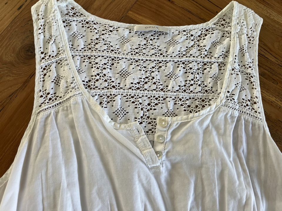 Opus Sommerkleid , Kleid weiß Größe 36/38 in Erkelenz