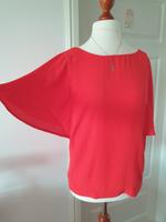 ❤ Promod Sommerbluse Top Shirt mit Flügelärmel tiefer Rücken Schwerin - Krebsförden Vorschau