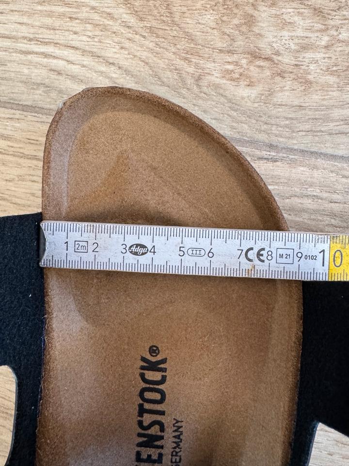 Birkenstock Arizona Gr. 38 Sandalen schmal schwarz Hausschuhe in Berlin